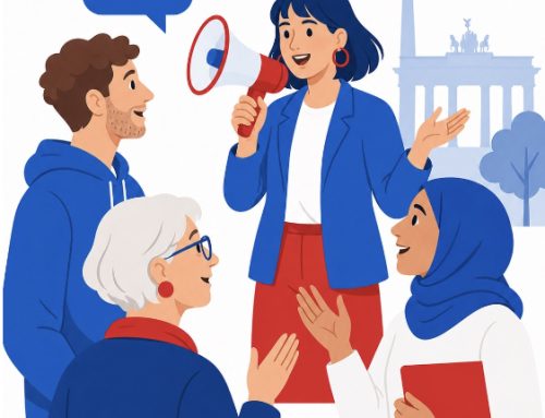 Wahlaktion mit Berliner Spitzenkandidaten